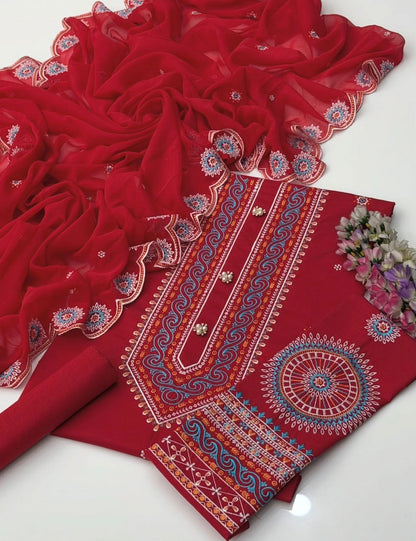 Rang Rezah Lawn - 3 piece