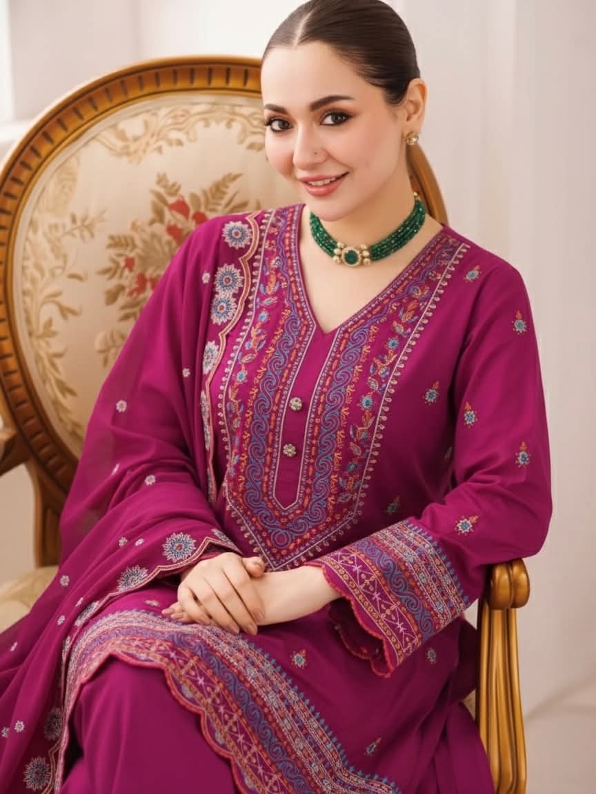 Rang Rezah Lawn - 3 piece