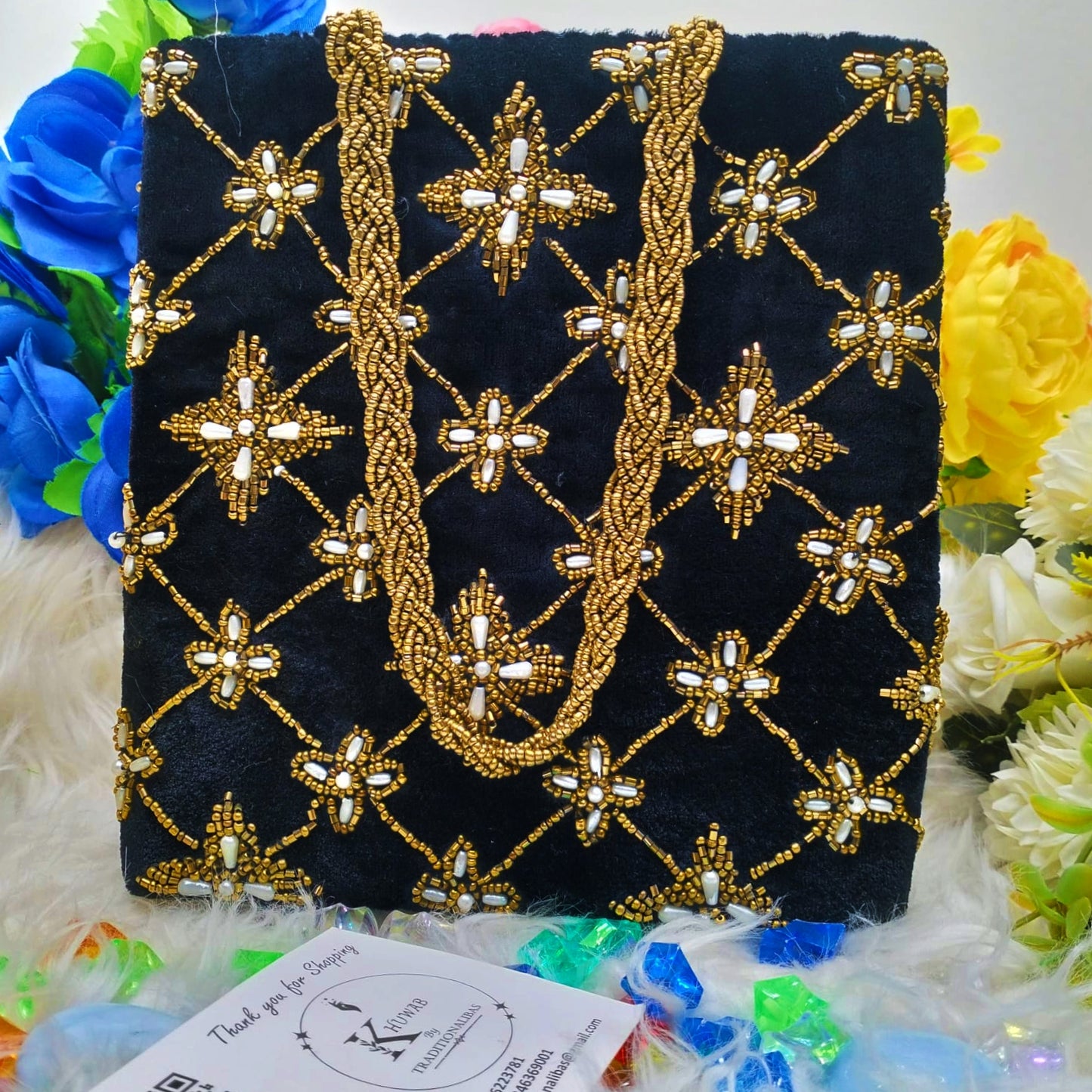 Signature Beaded Purse