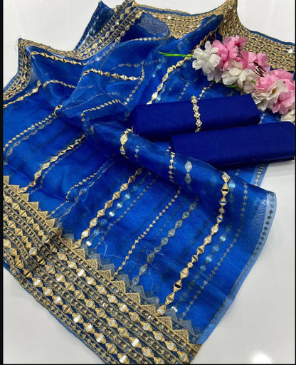 Fancy Kattan Silk-3 Pice