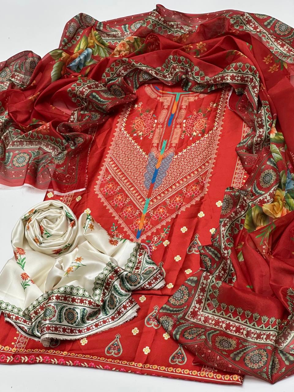 Shamooz silk printed - 3 piece