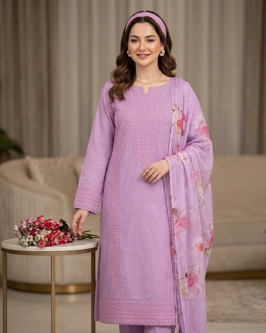 Bareeze Lawn -3 piece suit
