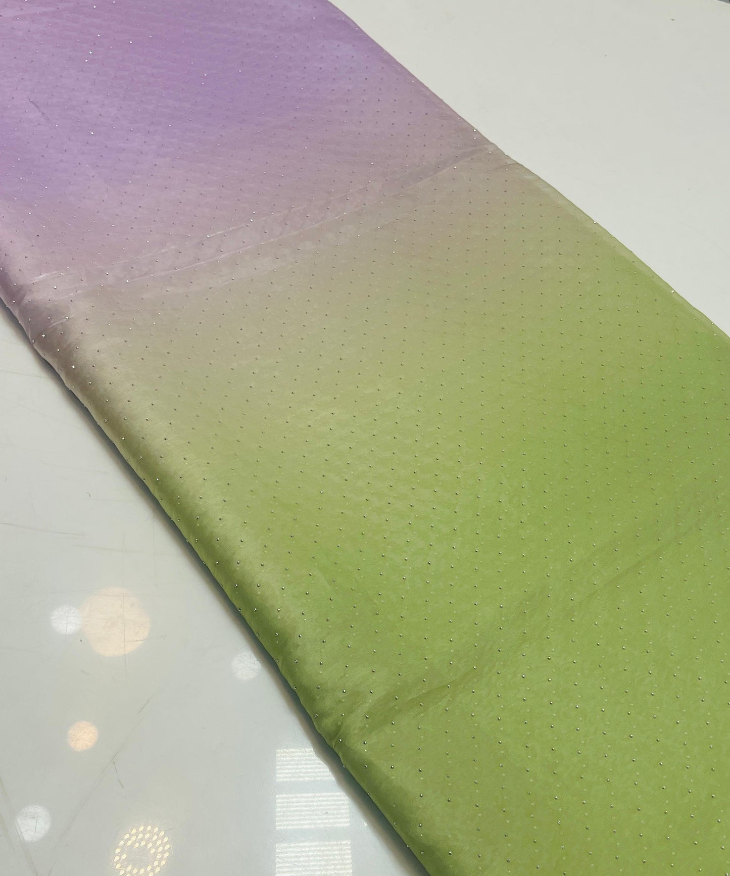 Korean Sheesha Silk sari tie & dyr