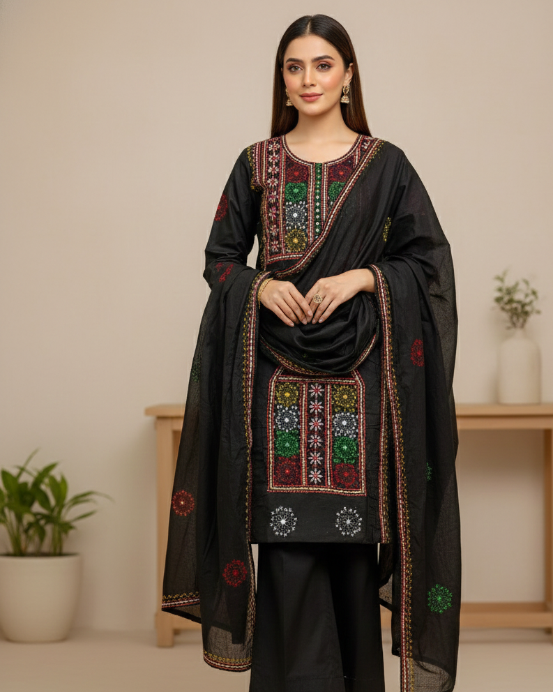 Handcrafted Lawn - 3 piece