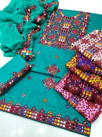 Balochi embroidered - 3 Piece