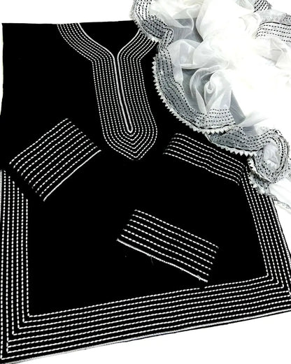 Royal Cotton Cross Stitch Premium Summer Wear - 3 Piece Suit