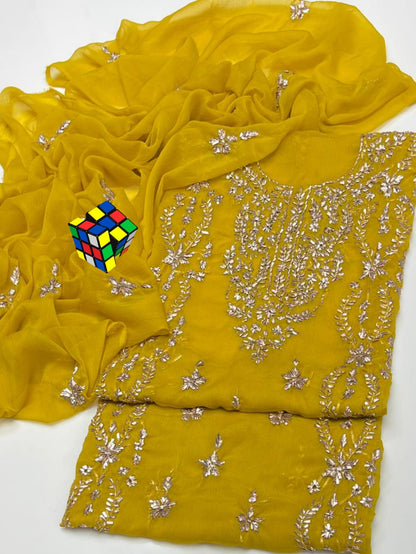 LCD Gotta Gala Kali embroidery - 2 piece