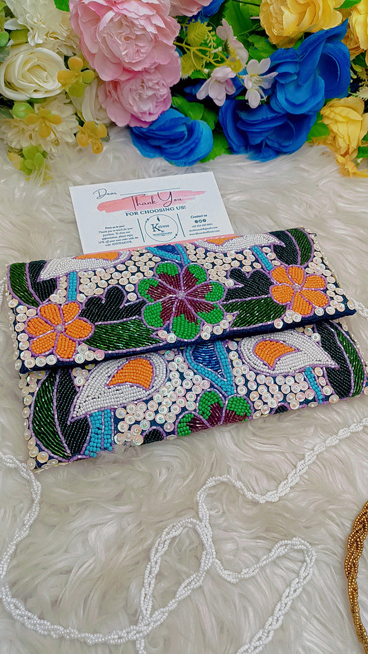 Beaded Luxe Clutch
