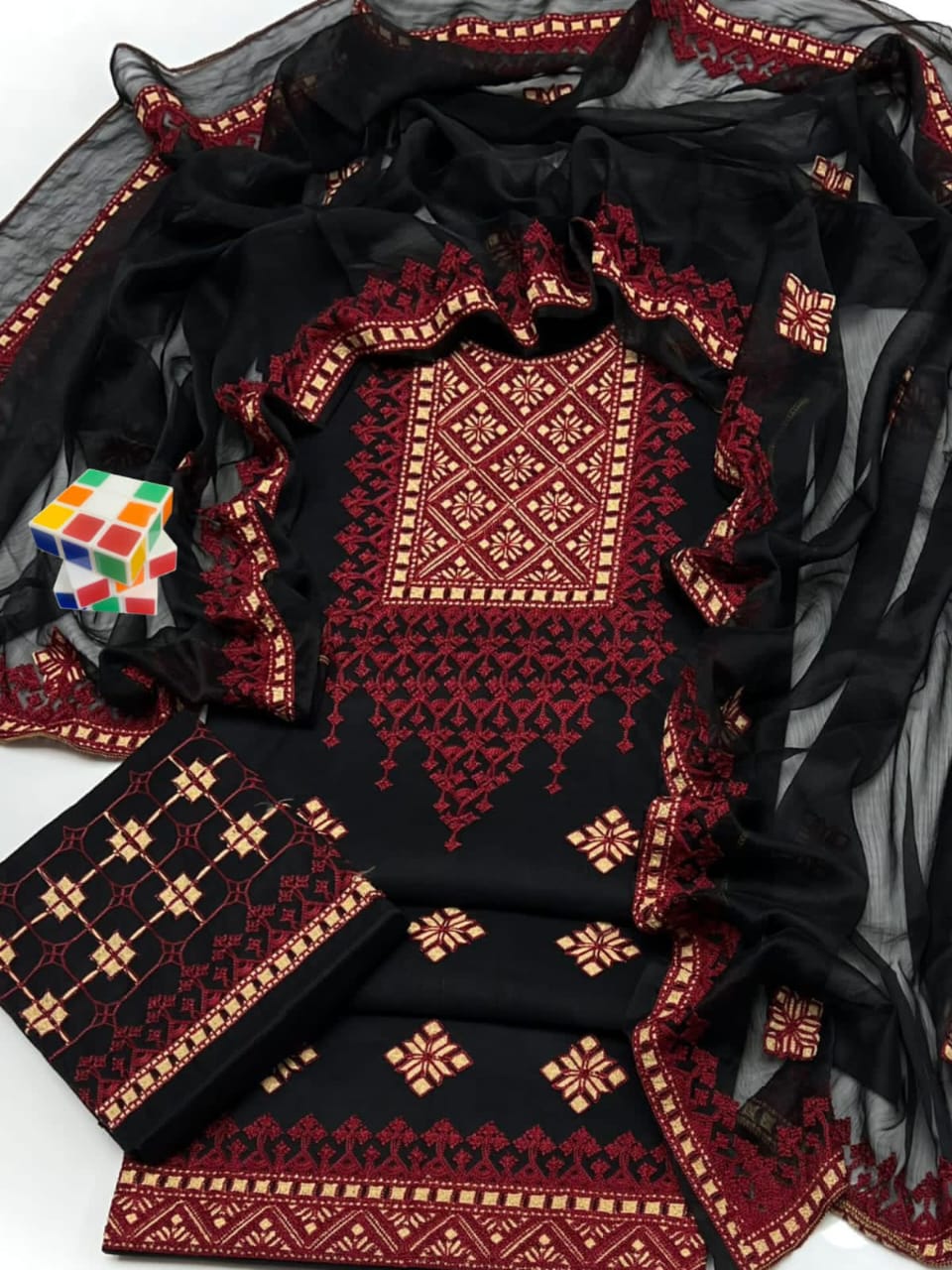 Balochi embroidered - 3 Piece