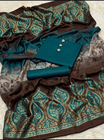 Premium Dhanak wool -3 piece unstitched