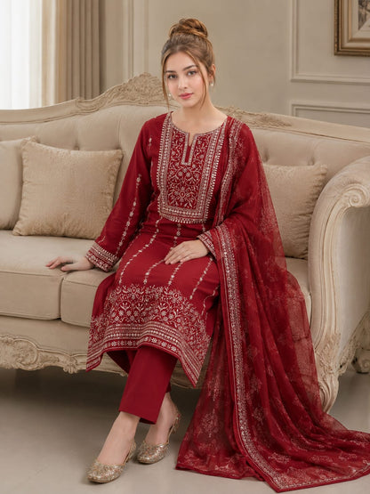 Bareeze Embroidered Lawn – 3 Piece