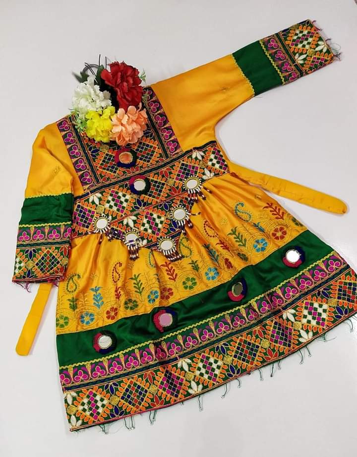 Kids Stitched Pathani/Balochi/Afghani Silk Dress - 3 Piece