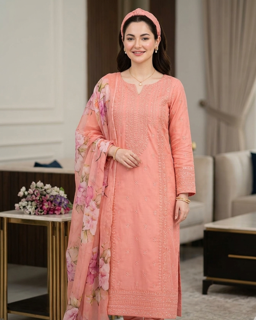 Bareeze Lawn -3 piece suit