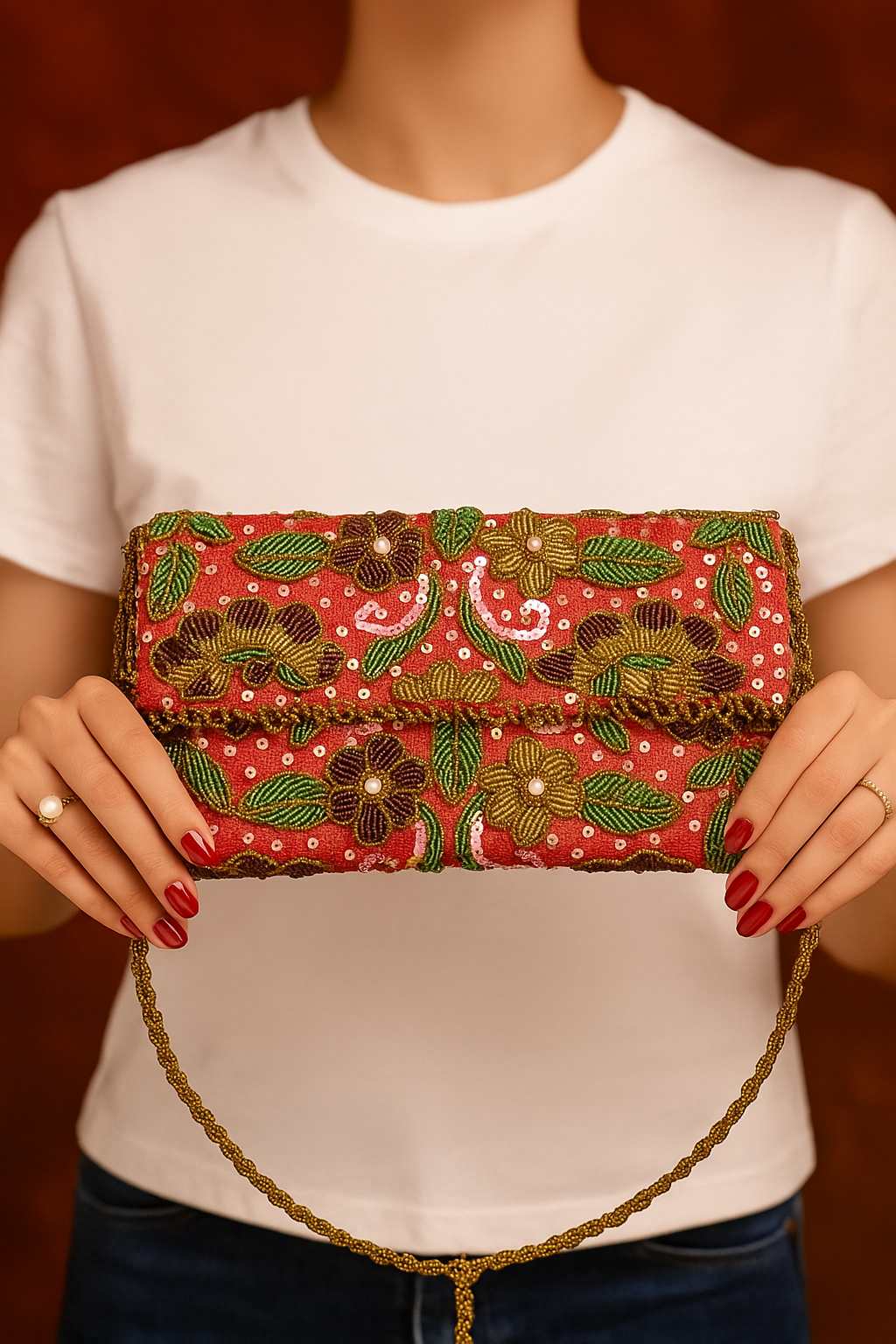 PearlNest – Handcrafted Designer clutch