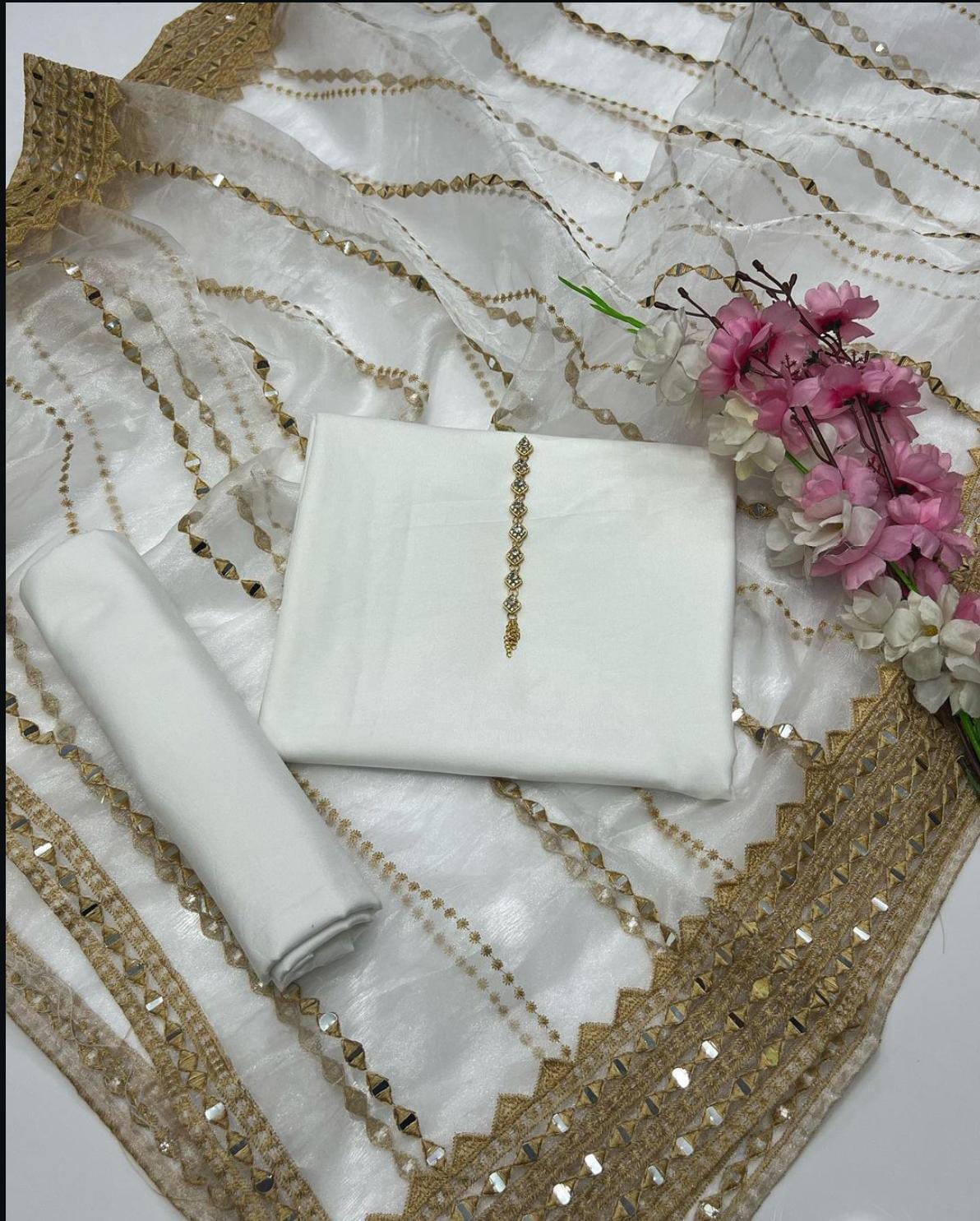 Fancy Kattan Silk-3 Pice