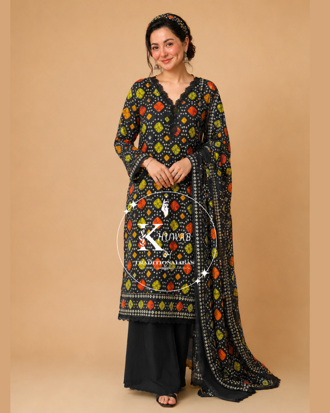Chunri Print Lawn - 3 Piece