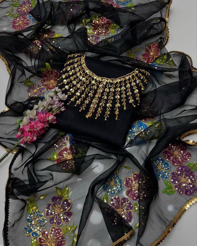 Organza - 2pc Hand Paint