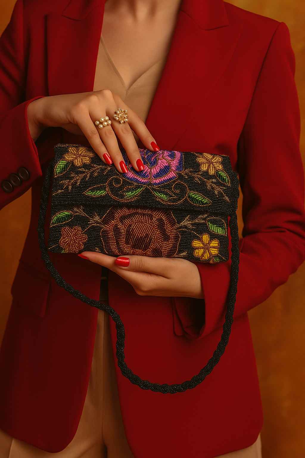 Riwaayat – Handcrafted Beaded Clutch