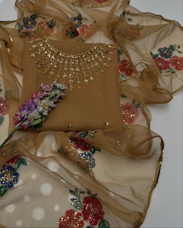 Organza - 2pc Hand Paint