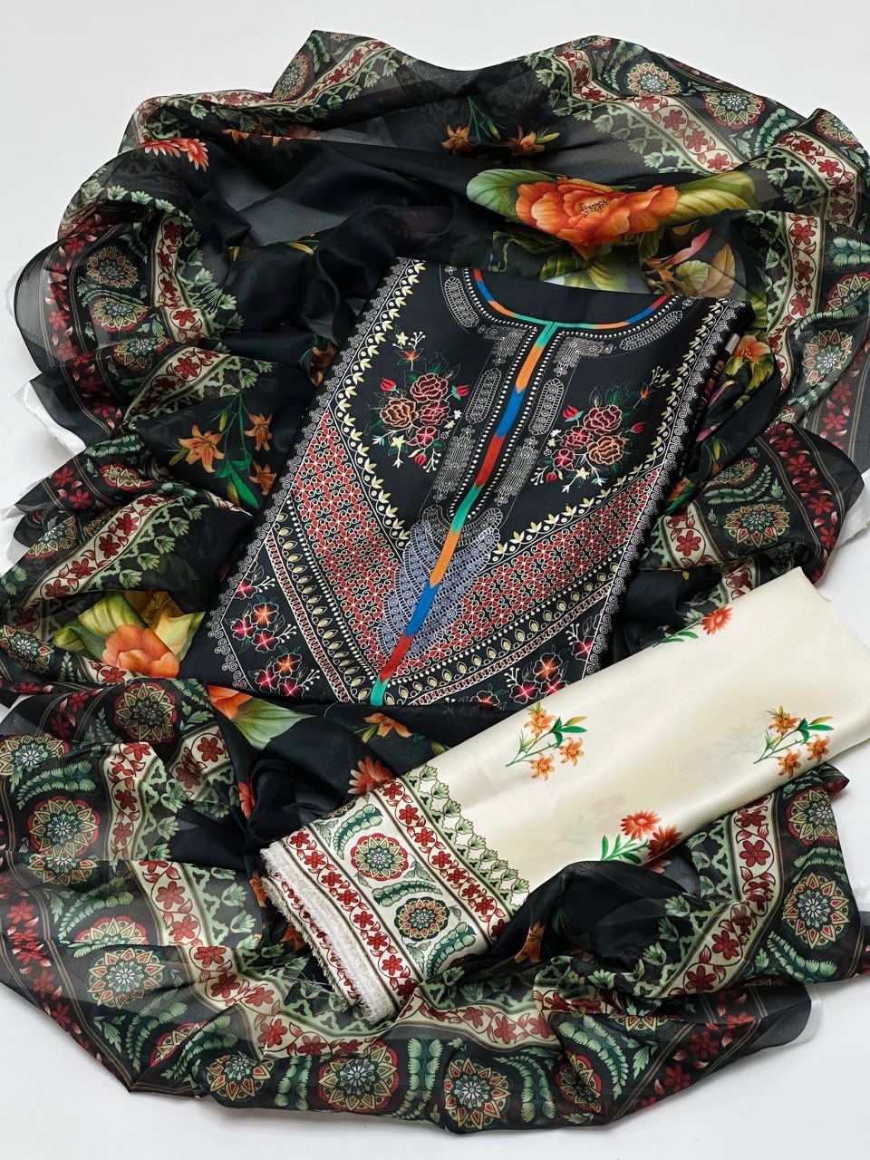 Shamooz silk printed - 3 piece