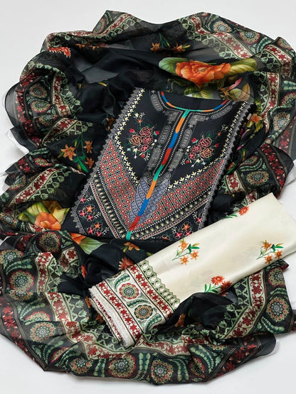 Shamooz silk printed - 3 piece