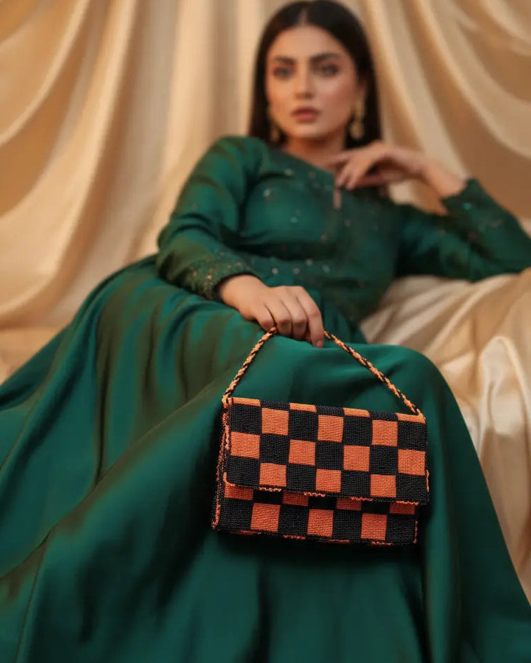 Designer Beaded Evening Purse