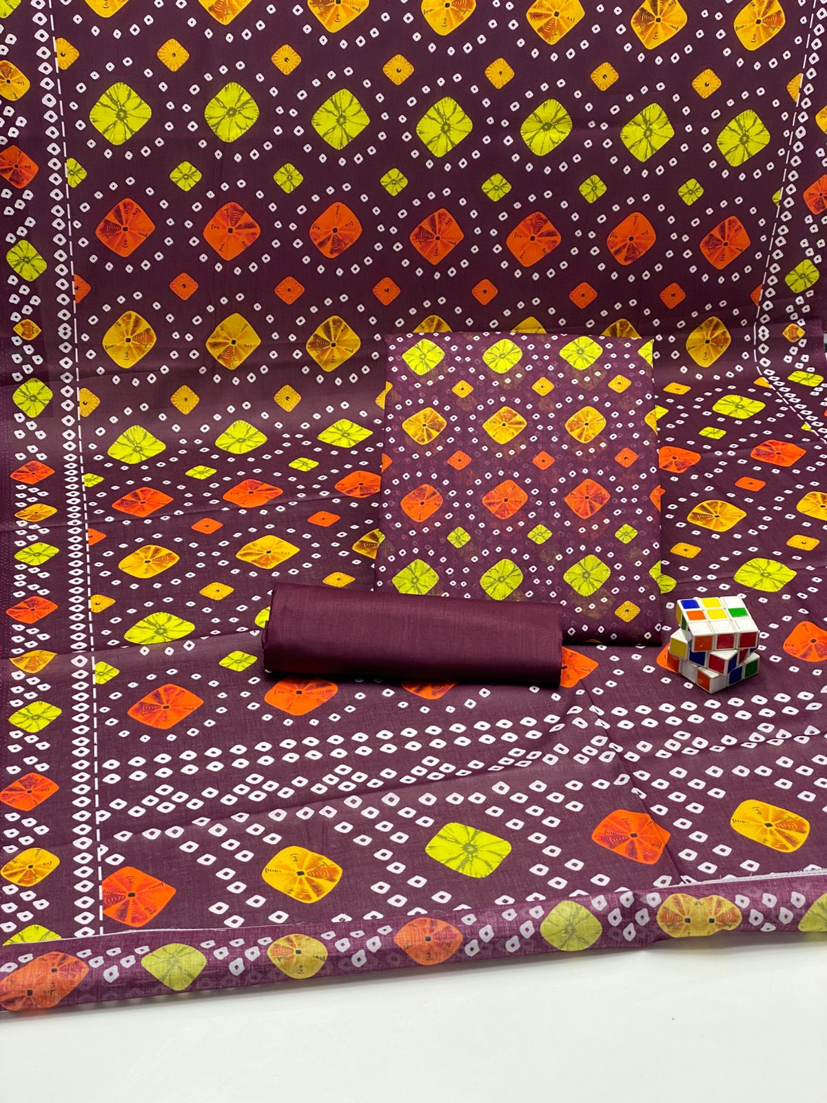 Chunri Print Lawn - 3 Piece