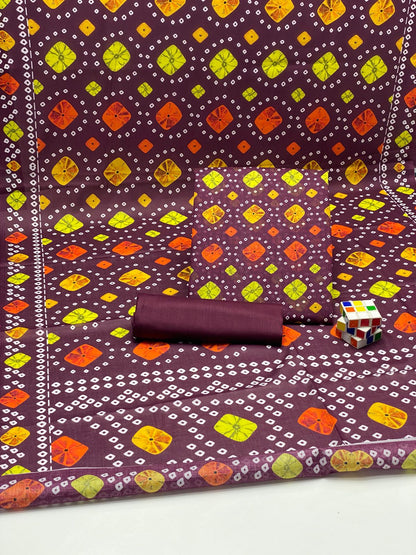 Chunri Print Lawn - 3 Piece