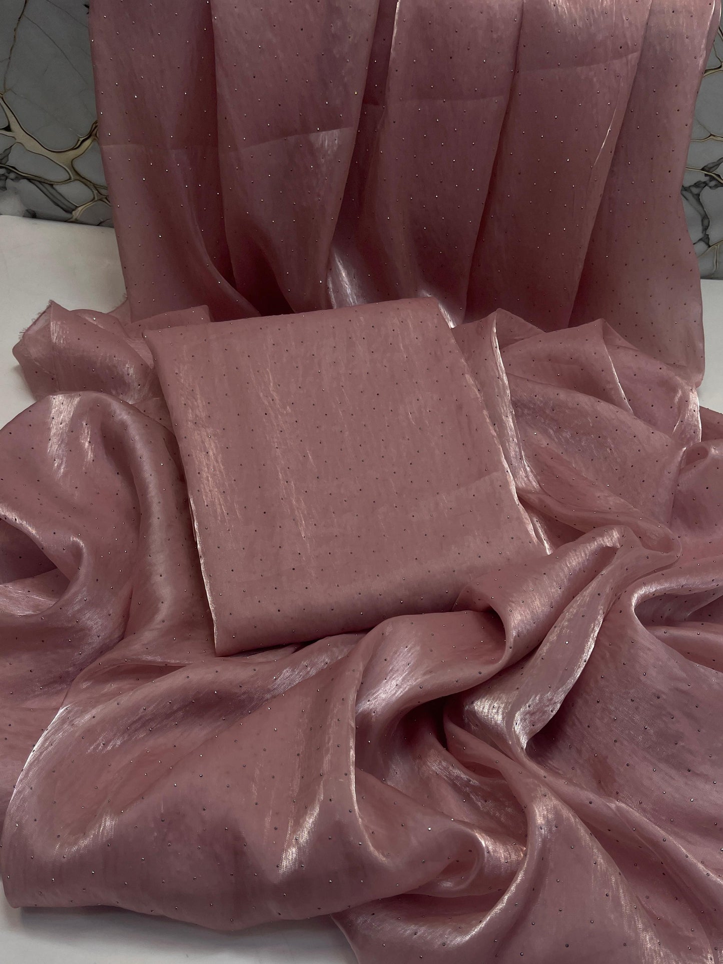 Korean Sheesha Silk sari