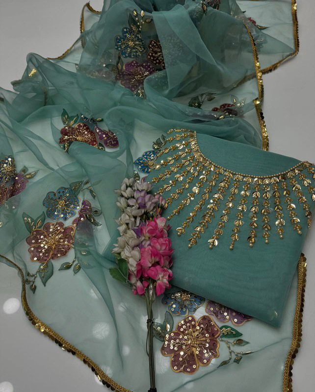 Organza - 2pc Hand Paint