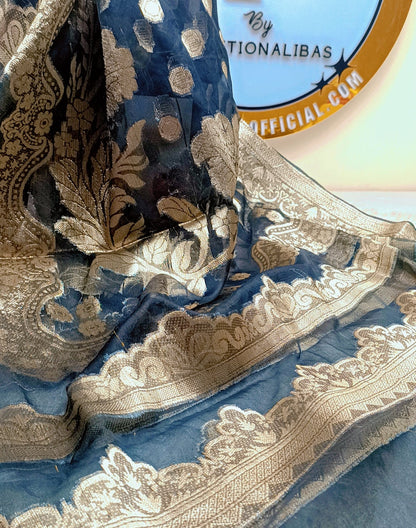 Organza jacquard Duppata