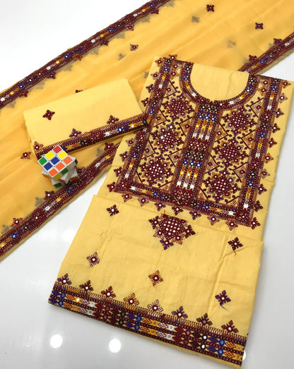 Balochi embroidered - 3 Piece