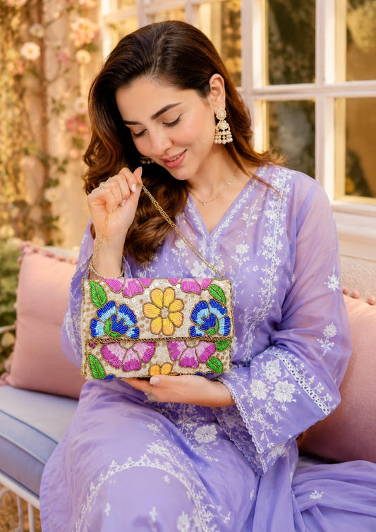 Floral Elegance clutch