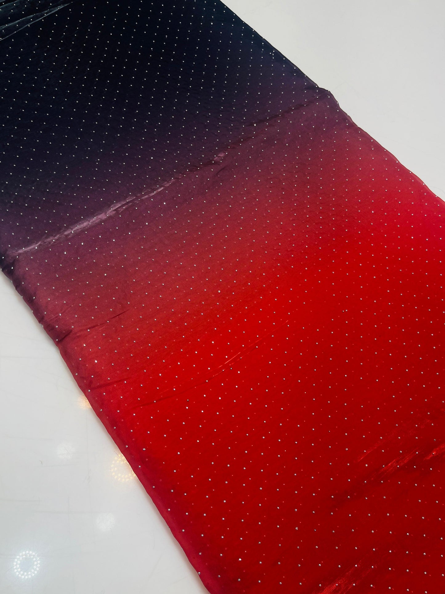 Korean Sheesha Silk sari tie & dyr