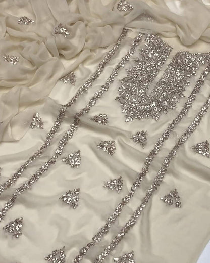 Gotta Grace - Handmade 2pc chiffon Suit