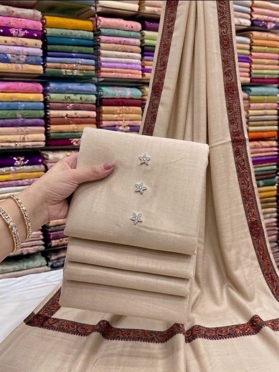 Premium pashmina -3 piece unstitched