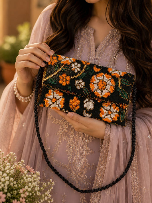 Golden Glam Evening clutch