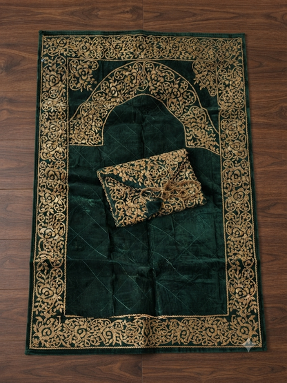Pre Order_ 20 days making time_ Artisan Beaded Jaye Namaz – Handmade Prayer Mat_Half payment Advance
