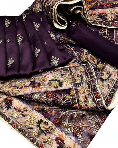 Heavy Indian Emb 3-Piece