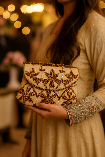 Hunar Mahal – Luxury Beaded causal Bag