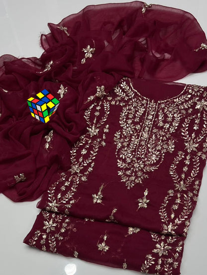 LCD Gotta Gala Kali embroidery - 2 piece