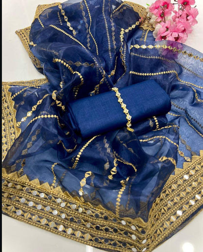 Fancy Kattan Silk-3 Pice