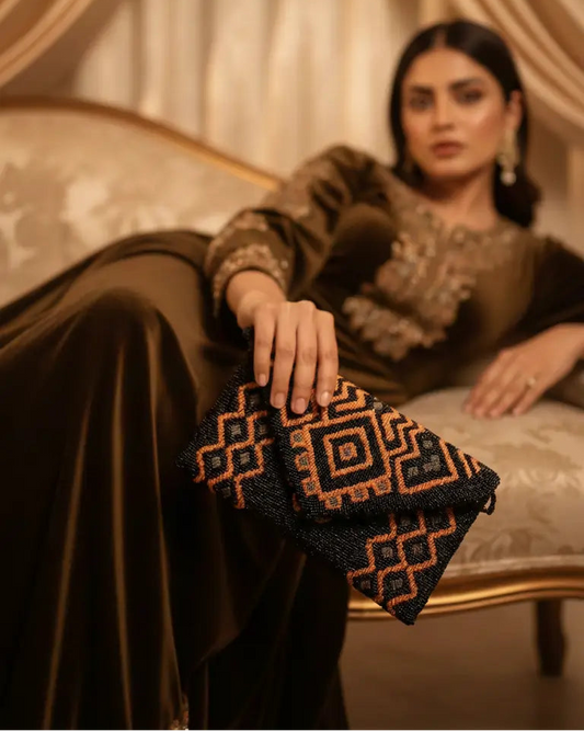 Noor-e-Zar Purse – Handmade Bead