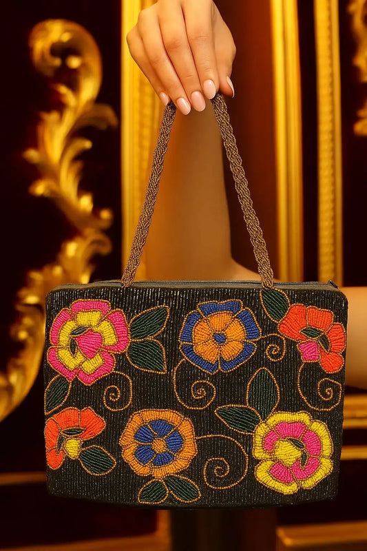 Handmade Beaded Purse – Traditional Design