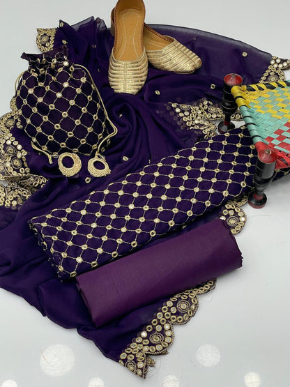 Crinkle Chiffon - 5 piece