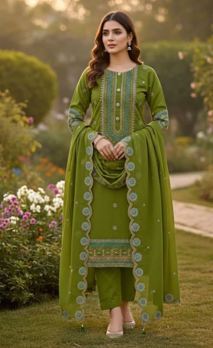 Rang Rezah Lawn - 3 piece