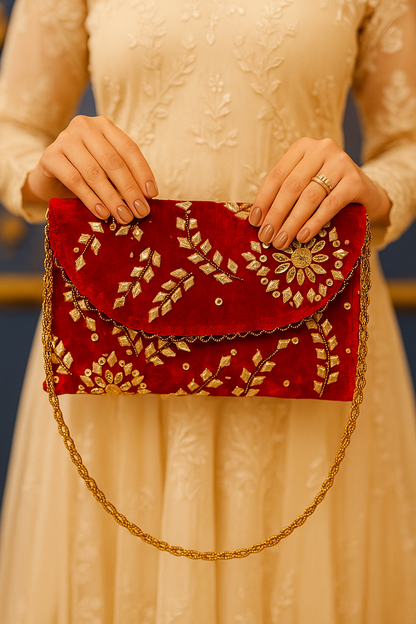 Red velvet gota Beads