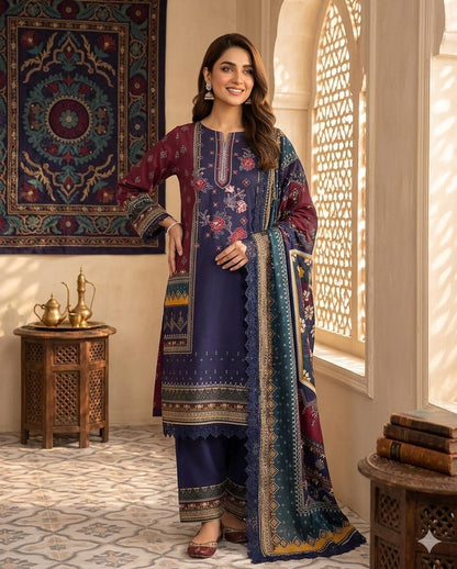Premium pure lawn - 3 piece