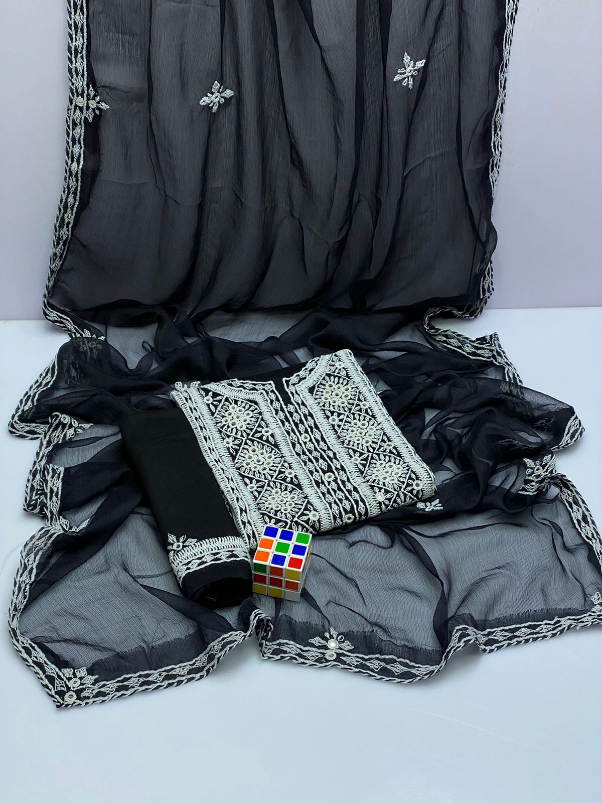 Balochi Emb Lawn -3pc