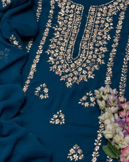 Gotta Grace - Handmade 2pc chiffon Suit